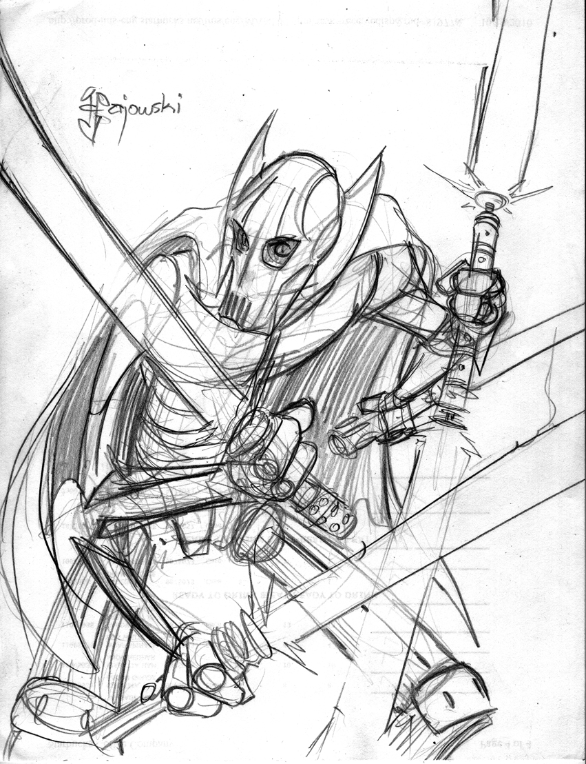 star wars, starwars, john gajowski, johngajowski, #general grievous, #clone wars,