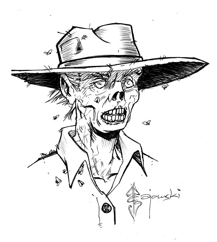 comics, john gajowski, johngajowski, zombie, dead, undead, gore, horror, pencils, inks